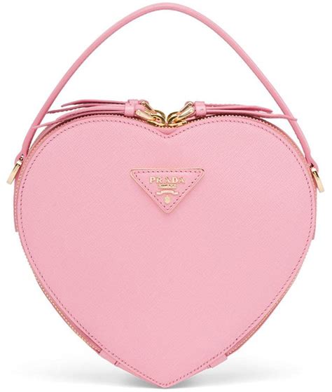 prada heart shaped bag